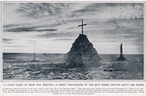 Graves Gallery: The spot where Captain Scott lies buried