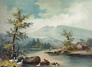 <b class=qtipBold><figcaption>Spring on the Androscogan</figcaption></b><br><br><em>© Mary Evans / Library of Congress</em> Spring on the Androscogan