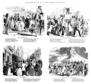 Spring Life in Town and Country, the London Season 1840s Spring Life in Town and Country, the London Season 1840s