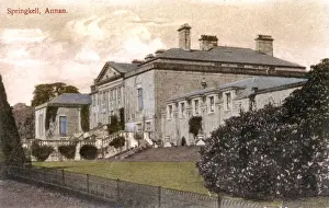 Prints of Springkell, at Eaglesfield, near Lockerbie, Dumfriesshire, was one of the wartime evacuation centres that Barnardos established in large country houses in Scotland Dumfriesshire Prints: Springkell, Eaglesfield: Wartime Evacuation Centre Print