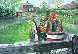 Stratford Gallery: Springtime on the Lapworth Flight, Stratford Canal