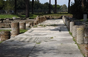 Square of the Guilds or Corporations. Ostia Antica Square of the Guilds or Corporations. Ostia Antica