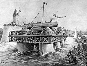 Sailing Ships Gallery: SS Ernest Bazin, 1897