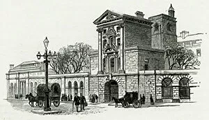 HenryVIII Gallery: St Bartholomews Hospital, Henry VIII Gate 1886