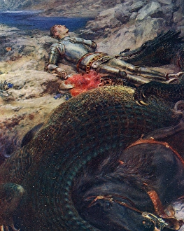 St. George and the Dragon by Briton Riviere St. George and the Dragon by Briton Riviere