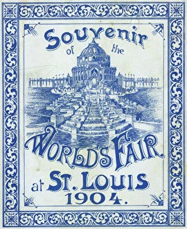 Louisiana Gallery: St. Louis World Fair, Missouri, USA - Souvenir Booklet Cover