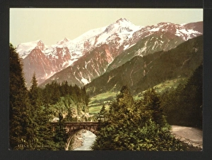 St. Marie bridge, Chamonix Valley, France St. Marie bridge, Chamonix Valley, France