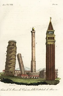 St. Mark's Camanile, the Two Towers and Leaning St. Mark's Camanile, the Two Towers and Leaning