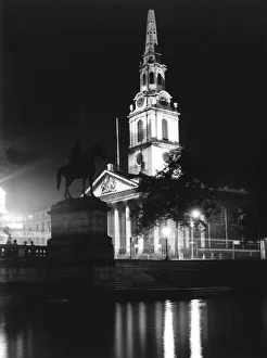 St-Martin-in the-Fields church, from Trafalgar Square