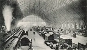 St Pancras Platforms 2 Print