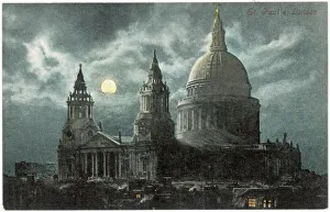 <b class=qtipBold><figcaption>St Pauls by Night</figcaption></b><br>Saint Paul's cathedral by night<br><em>© Mary Evans Picture Library</em> St Pauls by Night