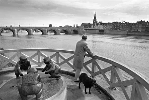 St. Servatius Bridge across the River Meuse in Maarstricht St. Servatius Bridge across the River Meuse in Maarstricht