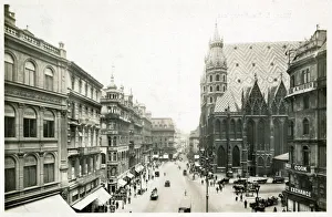 St Stephens Square and Cathedral, Vienna, Austria St Stephens Square and Cathedral, Vienna, Austria