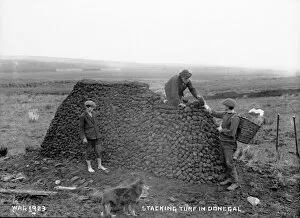 Stacking Turf in Donegal