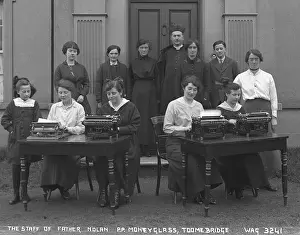 Early 20th Century Print of Father Nolan's Toomebridge Staff