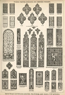 Stained, Painted, Engraved and Embossed Windows, Plate 164 Stained, Painted, Engraved and Embossed Windows, Plate 164