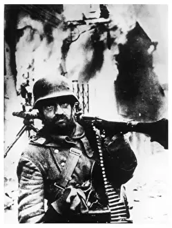 Stalingrad Print 1942-43: Exhausted German Soldier