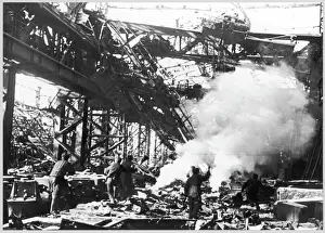 Stalingrad Tractor Plant Battle Print