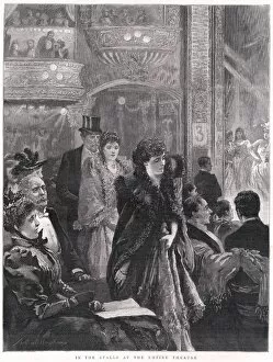 Seats Gallery: In the Stalls at the Empire Theatre, 1894