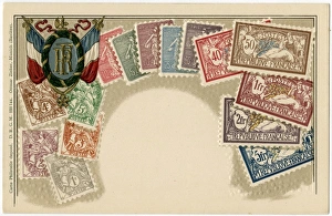 Stamp Card produced by Ottmar Zeihar - France Stamp Card produced by Ottmar Zeihar - France