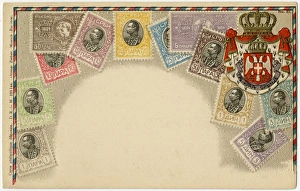 Stamp Card produced by Ottmar Zeihar - Serbia Stamp Card produced by Ottmar Zeihar - Serbia