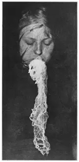Stanislawa P. Produces Ectoplasm in Print, 1930