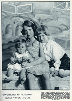Stanley Baldwins grandchildren in 1935 Stanley Baldwins grandchildren in 1935