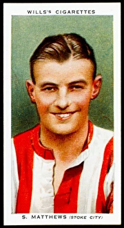 <b class=qtipBold><figcaption>Stanley Matthews/Stoke</figcaption></b><br>(Sir) Stanley Matthews, known as 'The Wizard of Dribble', in his young days as a player for Stoke City Date: 1915 - 2000<br><em>© Mary Evans Picture Library</em> Stanley Matthews/Stoke