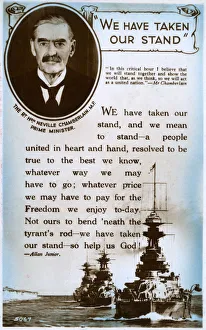 Statement from the Prime Minister on the outbreak of WW2 Statement from the Prime Minister on the outbreak of WW2