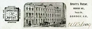 Stationery, Spratt's Patent Animal Biscuits, London Stationery, Spratt's Patent Animal Biscuits, London