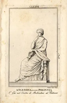 Statue of Angerona, goddess of Rome, or Polinnia Statue of Angerona, goddess of Rome, or Polinnia