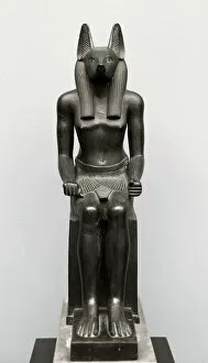 Images Dated 29th February 2012: Statue of egyptian God Anubis
