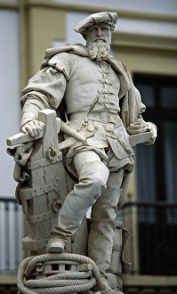 Statue of Juan Sebastian Elcano (1476-1526) by Ricardo Statue of Juan Sebastian Elcano (1476-1526) by Ricardo