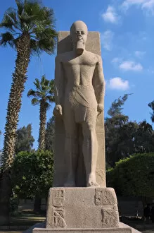 Statue of Pharaoh Ramses II. Memphis. Egypt