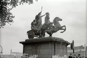 Embankment Gallery: Statue of Queen Boudicca of the Iceni, Westminster