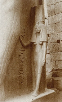 Luxor Gallery: Statue of Queen Nefertari at the Luxor Temple, Egypt
