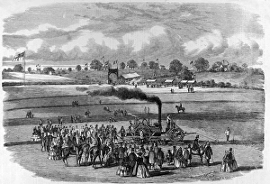 Steam ploughing with Boydells engine, near Louth Steam ploughing with Boydells engine, near Louth