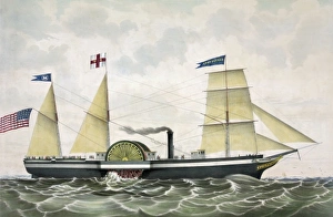 Sailing Ships Gallery: Steam ship Southerner, Capt. Berry. Regular packet between N
