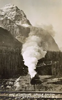 Steam train in British Columbia, Canada Steam train in British Columbia, Canada