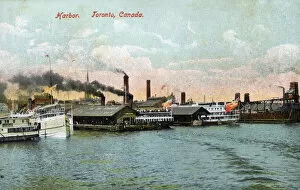 Steamboats in the Harbour - Toronto, Canada