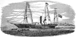 The Steamship Viceroy, Galway Bay, 1850 The Steamship Viceroy, Galway Bay, 1850