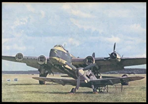Stirling Downed by Me109 Stirling Downed by Me109