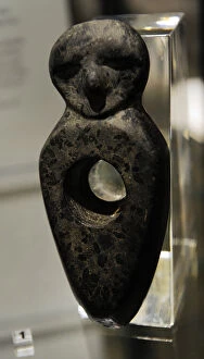 Images Dated 10th February 2013: Stone Age. Figurines of humans are, stylized depictions, suc