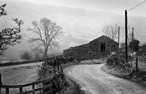 1991 Gallery: A stone barn on a farm down a country lane in Coverdale
