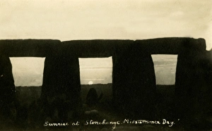 Stonehenge, England - sunrise on Midsummer Day Stonehenge, England - sunrise on Midsummer Day