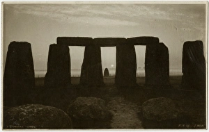 Stonehenge, Wiltshire - Sunrise through the stones Stonehenge, Wiltshire - Sunrise through the stones