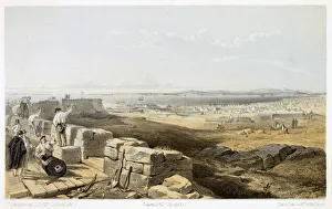 The Straits of Yenikale with the Bay and the town of Kerch from the old Fort of Yenikale The Straits of Yenikale with the Bay and the town of Kerch from the old Fort of Yenikale