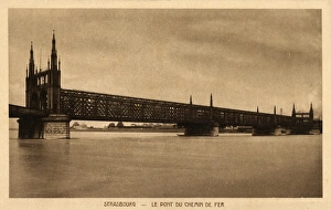 Strasbourg, France - The Railway Bridge Strasbourg, France - The Railway Bridge