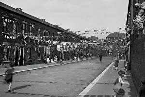 Street decorations for Silver Jubilee of King George V Street decorations for Silver Jubilee of King George V