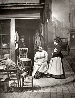 Street Life London 1878 - Old furniture